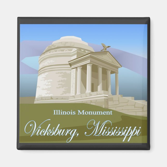 Vicksburg, Mississippi Doggie Magnet (Devant)