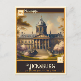 Vicksburg, Mississippi    Vintage Postcard