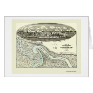 Vicksburg, MS Panoramic Map - 1863
