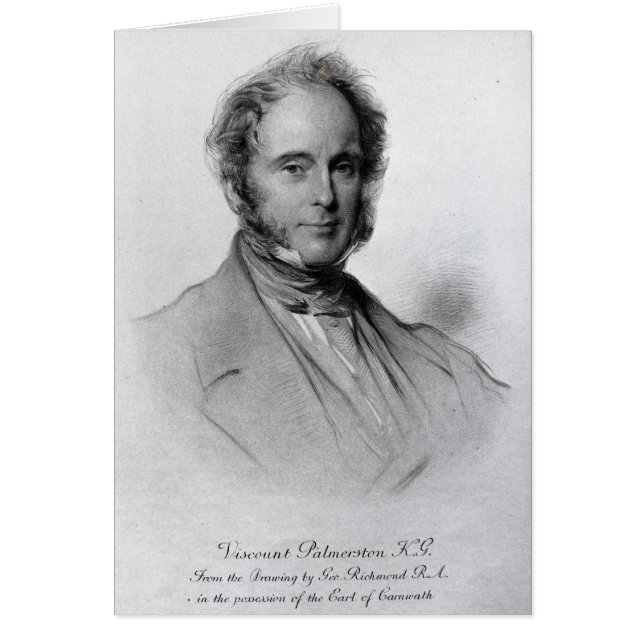 Vicomte Palmerston, gravé par le marcheur d'émeris (Devant)