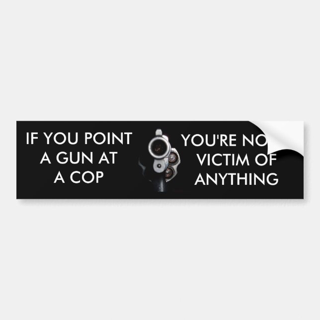 VICTIM BUMPER STICKER (Front)