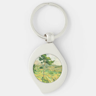 Victoire and the Viaduct Paul Cezanne Keychain