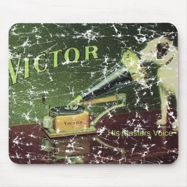 Victor 1899- distressed mouse pad (Front)