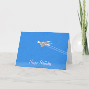 Victor B1 Bomber Blank Birthday Card