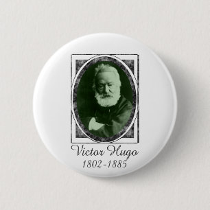 Victor Hugo 2 Inch Round Button