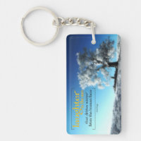 Victor Hugo Inspirational Quote Keychain