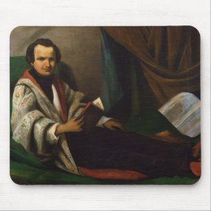 Victor Hugo on his divan, c.1830-40 Mouse Pad