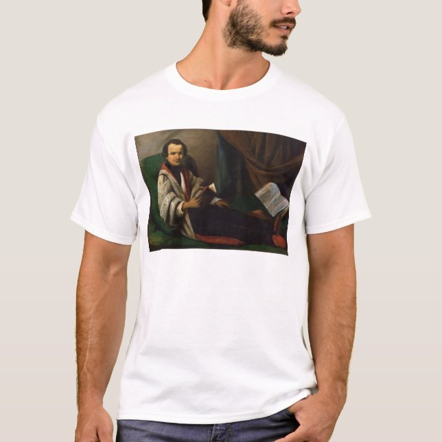 Victor Hugo  on his divan, c.1830-40 T-Shirt (Front)