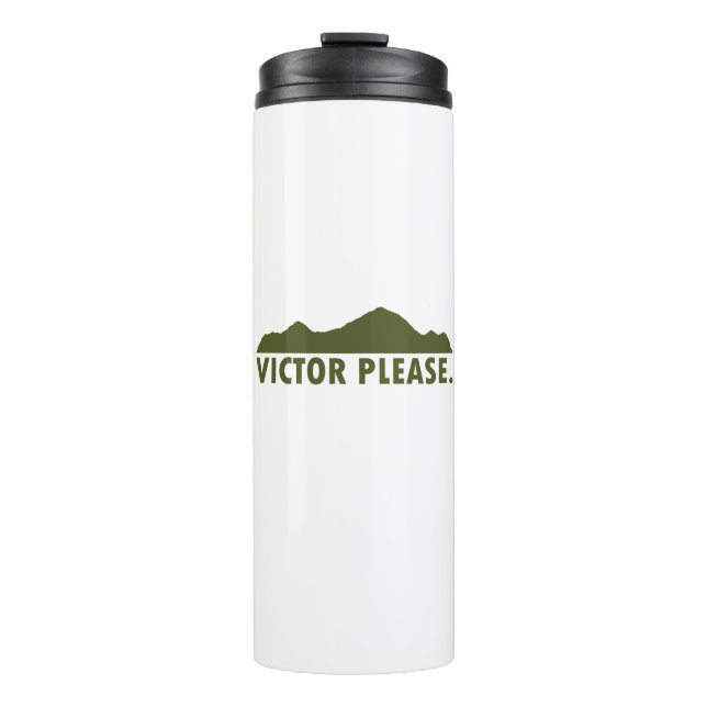 Victor Idaho Please Thermal Tumbler (Front)