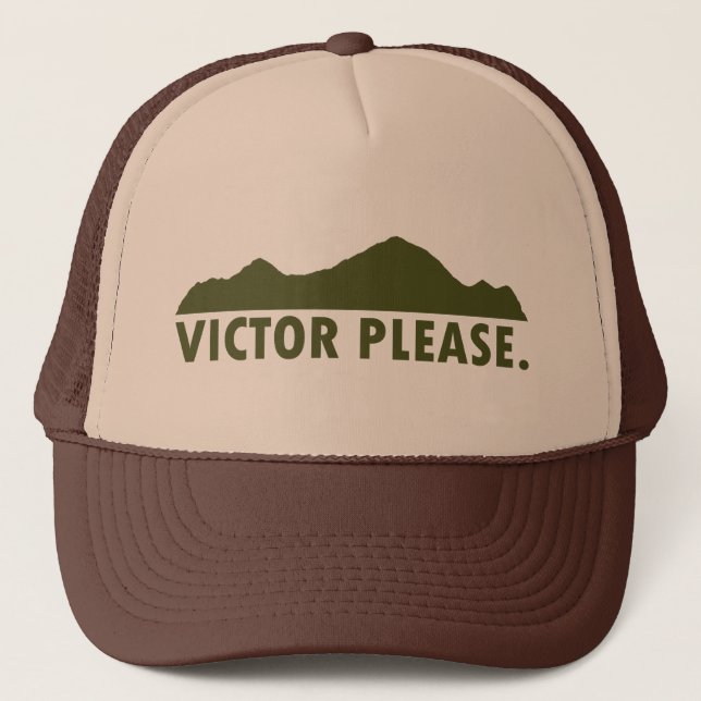 Victor Idaho Please Trucker Hat (Front)