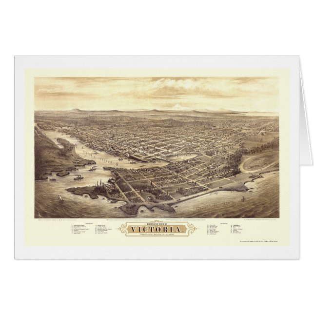 Victoria, AVANT JÉSUS CHRIST, carte panoramique du (Devant horizontal)