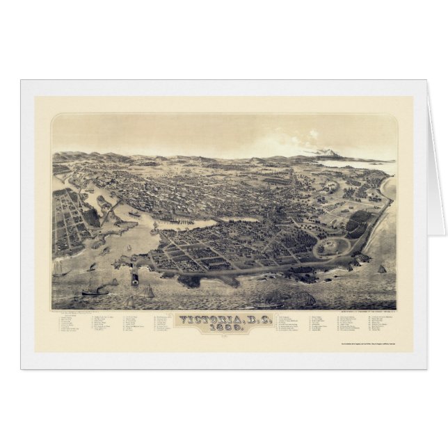 Victoria, AVANT JÉSUS CHRIST, carte panoramique du (Devant horizontal)