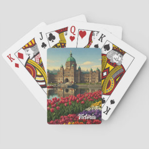 Victoria British Columbia Canada Travel Playing Cards