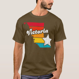 Victoria British Columbia Canada Vintage Distresse T-Shirt