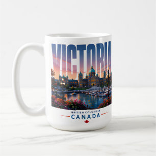 Victoria Canada Harbour Garden Travel Coffee Mug