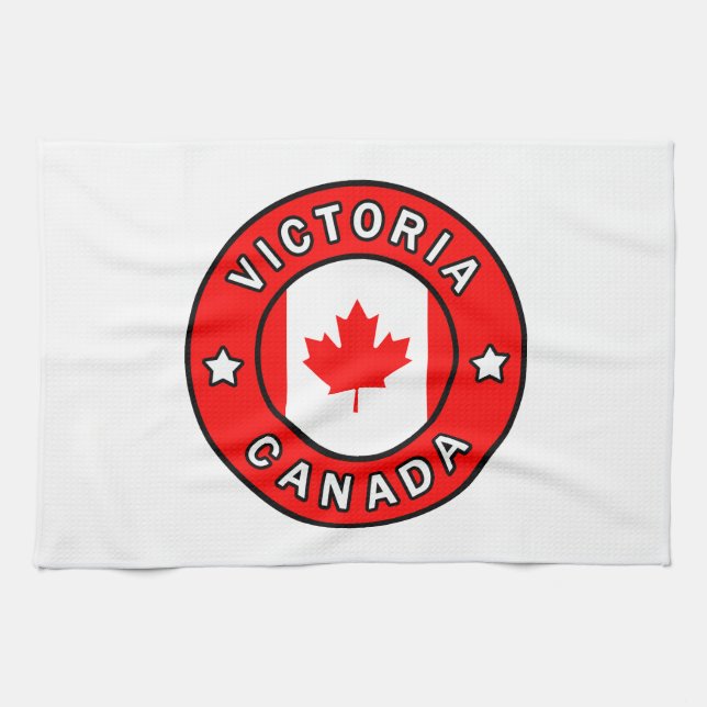 Victoria Canada Kitchen Towel (Horizontal)