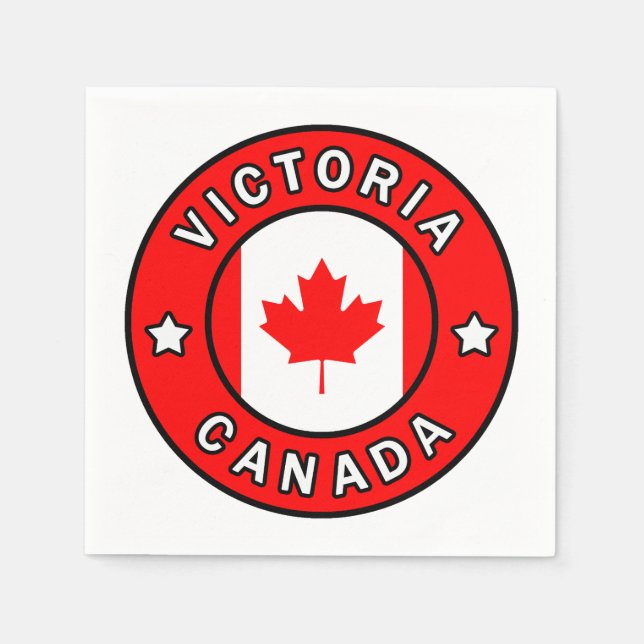 Victoria Canada Napkin (Front)