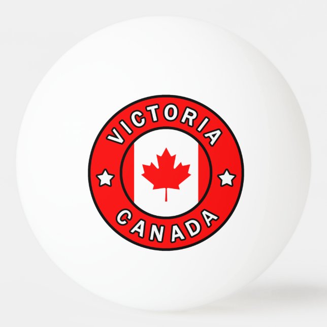 Victoria Canada Ping Pong Ball (Front)