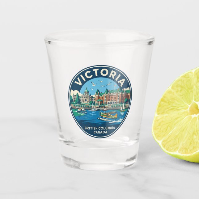 Victoria Canada Shot Glass (Front)