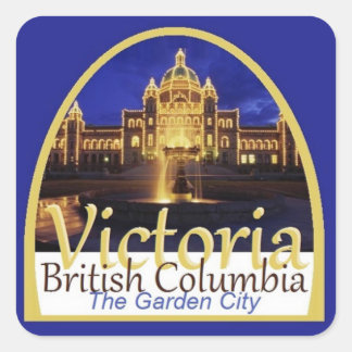 VICTORIA Canada Square Sticker
