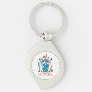 Victoria coat of arms keychain