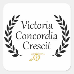 Victoria Concordia Crescit Arsenal  Square Sticker