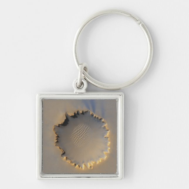 Victoria Crater on Mars Keychain (Front)