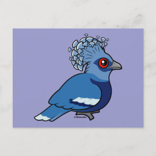 Victoria Crowned Pigeon Postcard