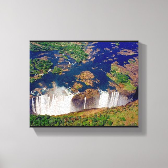 victoria falls aerial canvas print (Front)