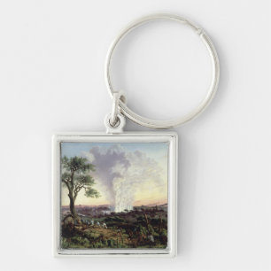 Victoria Falls at Sunrise, with 'The Smoke', or 'S Keychain