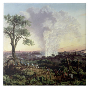 Victoria Falls at Sunrise, with 'The Smoke', or 'S Tile