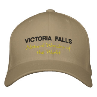 VICTORIA FALLS, Natural Wonder of the World Embroidered Hat