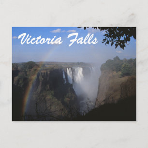 Victoria Falls Travel Postcad Postcard