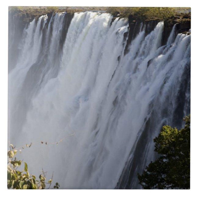 Victoria Falls, Zambesi River, Zambia. Tile (Front)