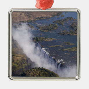 Victoria Falls, Zambesi River, Zambia - Zimbabwe Metal Ornament
