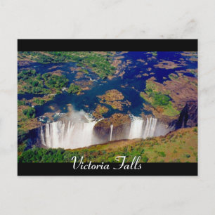 victoria falls zim postcard