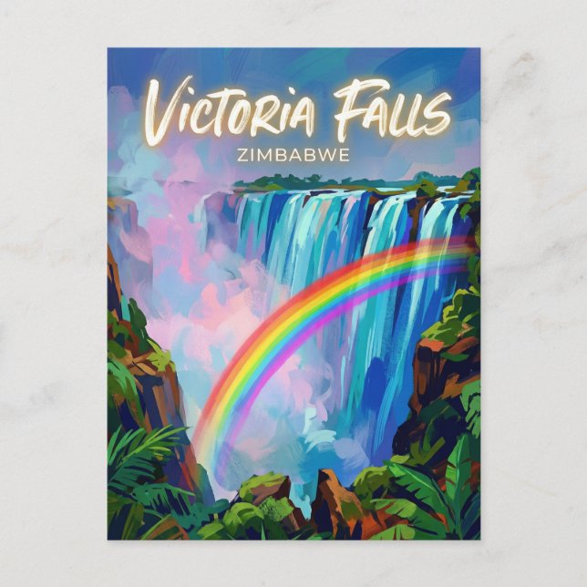 Victoria Falls Zimbabwe Postcard (Front)