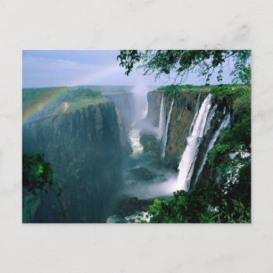 victoria falls, zimbabwe postcard