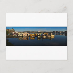 Victoria floating houses 2 postcard