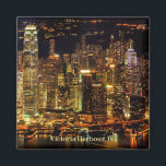 Victoria Harbour, British Columbia Magnet<br><div class="desc">Victoria Harbour,  British Columbia cityscape at night.</div>