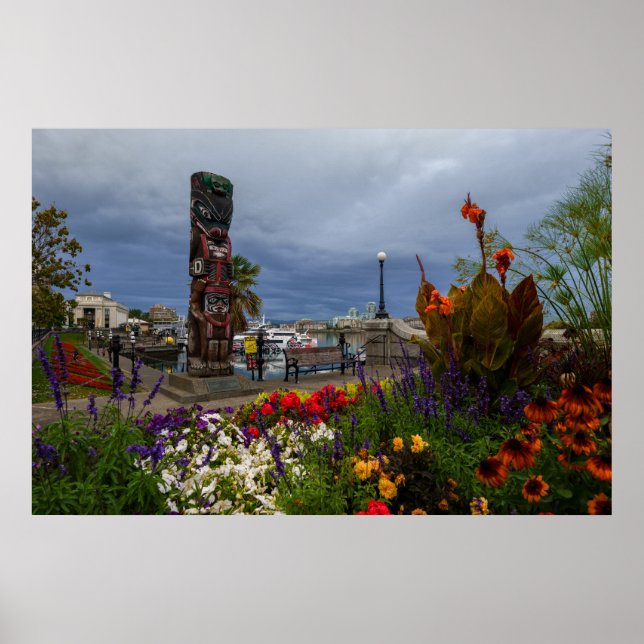 Victoria Harbour, British Columbia, Vancouver Isla Poster (Front)