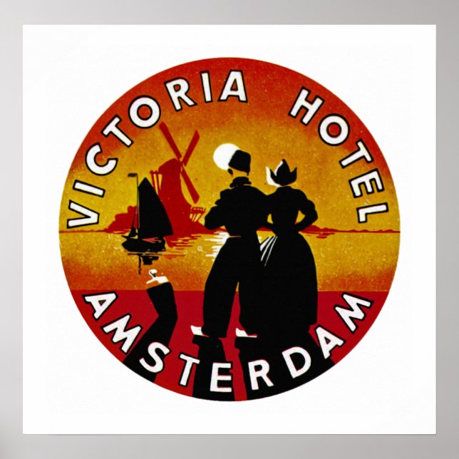 Victoria Hotel Amsterdam Poster (Front)