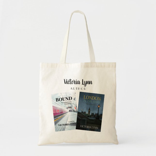 Victoria Lynn Book Cover Tote Bag (Front)