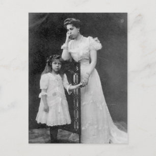 Victoria Melita of Hessen with Elizabeth #006D Postcard