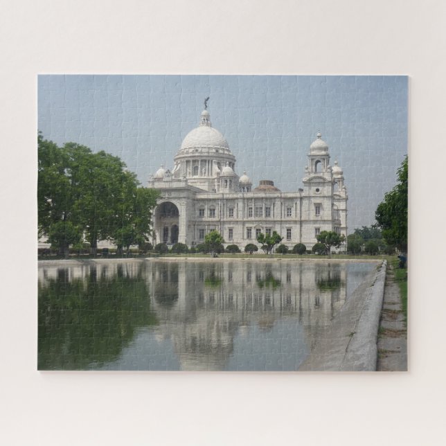 victoria memorial kolkata jigsaw puzzle (Horizontal)