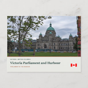 Victoria Parliament and Harbour Postcard
