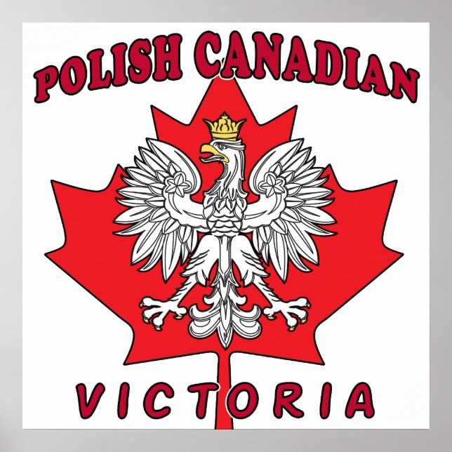 Victoria Polish Canadian Leaf Poster (Front)