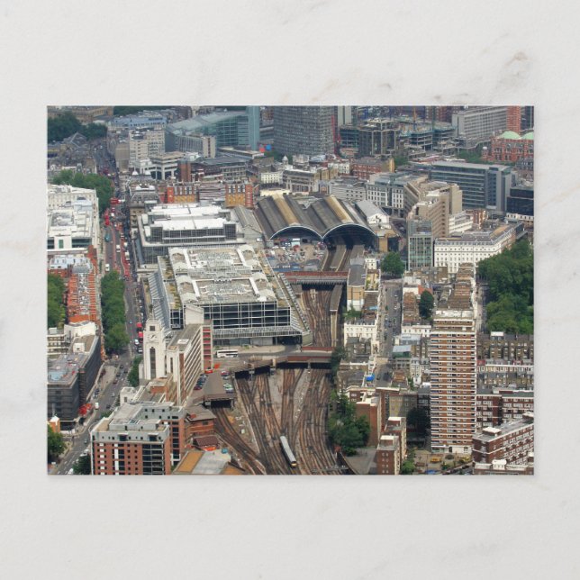Victoria Railway Station Postcard (Front)