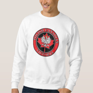 Victoria Round Polish Canadian Leaf Sweatshirt