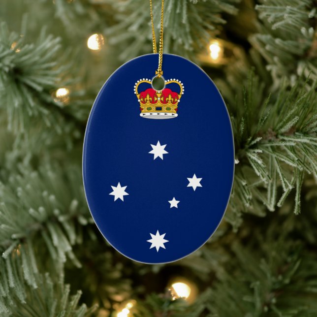 Victoria state badge - AUSTRALIA Ceramic Ornament (Tree)